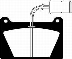 EBC Brakes - EBC Brakes DP2627 EBC Greenstuff 2000 Series Sport Brake Pads