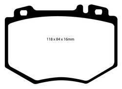 EBC Brakes - EBC Brakes UD985 EBC Ultimax OEM Replacement Brake Pads