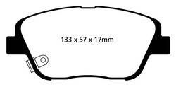 EBC Brakes - EBC Brakes DP41864R Yellowstuff Street And Track Brake Pads