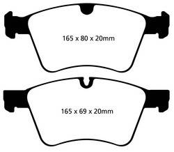 EBC Brakes - EBC Brakes DP41860R Yellowstuff Street And Track Brake Pads