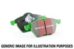 EBC Brakes - EBC Brakes DP61853 EBC 6000 Series Greenstuff Truck/SUV Brakes Disc Pads