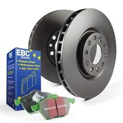 EBC Brakes - EBC Brakes S11KR1081 S11 Kits Greenstuff 2000 and RK Rotors