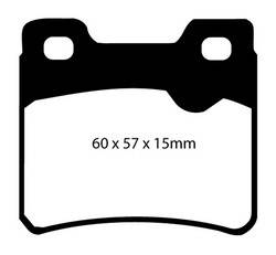 EBC Brakes - EBC Brakes UD427 EBC Ultimax OEM Replacement Brake Pads