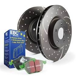 EBC Brakes - EBC Brakes S10KF1065 S10 Kits Greenstuff 2000 and GD Rotors
