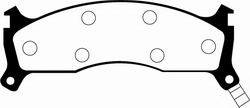 EBC Brakes - EBC Brakes DP61073 EBC 6000 Series Greenstuff Truck/SUV Brakes Disc Pads