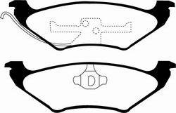 EBC Brakes - EBC Brakes DP61625 EBC 6000 Series Greenstuff Truck/SUV Brakes Disc Pads