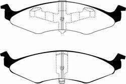 EBC Brakes - EBC Brakes DP21202 EBC Greenstuff 2000 Series Sport Brake Pads