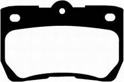 EBC Brakes - EBC Brakes DP21586 EBC Greenstuff 2000 Series Sport Brake Pads