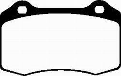 EBC Brakes - EBC Brakes DP31788C EBC Redstuff Ceramic Low Dust Brake Pads