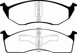 EBC Brakes - EBC Brakes DP61065 EBC 6000 Series Greenstuff Truck/SUV Brakes Disc Pads