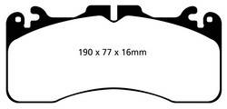 EBC Brakes - EBC Brakes DP21867 EBC Greenstuff 2000 Series Sport Brake Pads