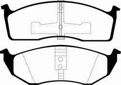 EBC Brakes - EBC Brakes DP31123C EBC Redstuff Ceramic Low Dust Brake Pads