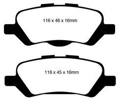 EBC Brakes - EBC Brakes DP31852C EBC Redstuff Ceramic Low Dust Brake Pads