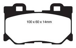 EBC Brakes - EBC Brakes DP21824 EBC Greenstuff 2000 Series Sport Brake Pads