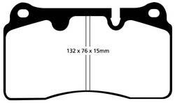 EBC Brakes - EBC Brakes UD1165 EBC Ultimax OEM Replacement Brake Pads