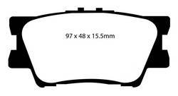 EBC Brakes - EBC Brakes DP41793R Yellowstuff Street And Track Brake Pads