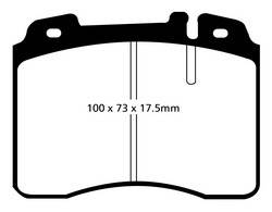 EBC Brakes - EBC Brakes DP4927R Yellowstuff Street And Track Brake Pads