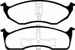 EBC Brakes - EBC Brakes DP41623R Yellowstuff Street And Track Brake Pads