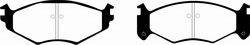 EBC Brakes - EBC Brakes DP61250 EBC 6000 Series Greenstuff Truck/SUV Brakes Disc Pads