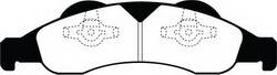 EBC Brakes - EBC Brakes DP61803 EBC 6000 Series Greenstuff Truck/SUV Brakes Disc Pads