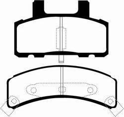 EBC Brakes - EBC Brakes DP41273R Yellowstuff Street And Track Brake Pads