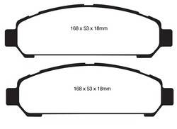 EBC Brakes - EBC Brakes DP41851R Yellowstuff Street And Track Brake Pads