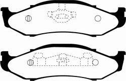 EBC Brakes - EBC Brakes DP61255 EBC 6000 Series Greenstuff Truck/SUV Brakes Disc Pads