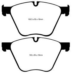 EBC Brakes - EBC Brakes DP42007R Yellowstuff Street And Track Brake Pads