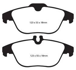 EBC Brakes - EBC Brakes DP42012R Yellowstuff Street And Track Brake Pads