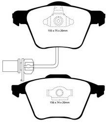 EBC Brakes - EBC Brakes DP51495NDX EBC Bluestuff NDX Full Race Brake Pads