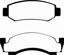 EBC Brakes - EBC Brakes DP21261 EBC Greenstuff 2000 Series Sport Brake Pads