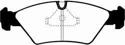 EBC Brakes - EBC Brakes DP4414R Yellowstuff Street And Track Brake Pads