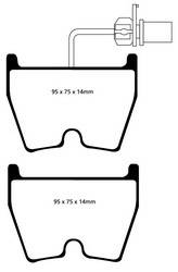 EBC Brakes - EBC Brakes DP41513R Yellowstuff Street And Track Brake Pads