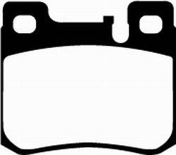 EBC Brakes - EBC Brakes DP31026C EBC Redstuff Ceramic Low Dust Brake Pads