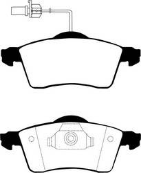 EBC Brakes - EBC Brakes DP61398 EBC 6000 Series Greenstuff Truck/SUV Brakes Disc Pads