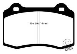 EBC Brakes - EBC Brakes DP51788NDX EBC Bluestuff NDX Full Race Brake Pads