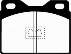 EBC Brakes - EBC Brakes DP4220R Yellowstuff Street And Track Brake Pads