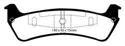 EBC Brakes - EBC Brakes DP41201R Yellowstuff Street And Track Brake Pads