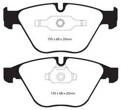 EBC Brakes - EBC Brakes DP32006C EBC Redstuff Ceramic Low Dust Brake Pads