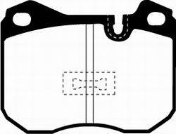 EBC Brakes - EBC Brakes DP4345R Yellowstuff Street And Track Brake Pads