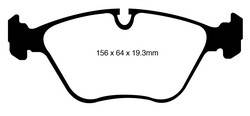 EBC Brakes - EBC Brakes DP61994 EBC 6000 Series Greenstuff Truck/SUV Brakes Disc Pads