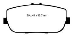 EBC Brakes - EBC Brakes UD1180 EBC Ultimax OEM Replacement Brake Pads