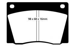 EBC Brakes - EBC Brakes UD004 EBC Ultimax OEM Replacement Brake Pads