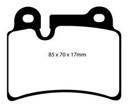 EBC Brakes - EBC Brakes UD1277 EBC Ultimax OEM Replacement Brake Pads