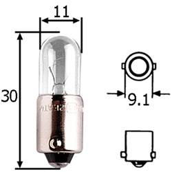 Hella - Hella H83010021 T3.25 Incandescent Bulb