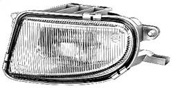 Hella - Hella H12555021 Halogen Fog Lamp Assembly OE Replacement
