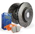 EBC Brakes S8KR1001 S8 Kits Orangestuff and GD Rotors