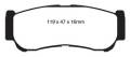 EBC Brakes DP61982 EBC 6000 Series Greenstuff Truck/SUV Brakes Disc Pads