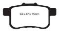 EBC Brakes DP21987 EBC Greenstuff 2000 Series Sport Brake Pads