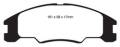 EBC Brakes DP31822C EBC Redstuff Ceramic Low Dust Brake Pads